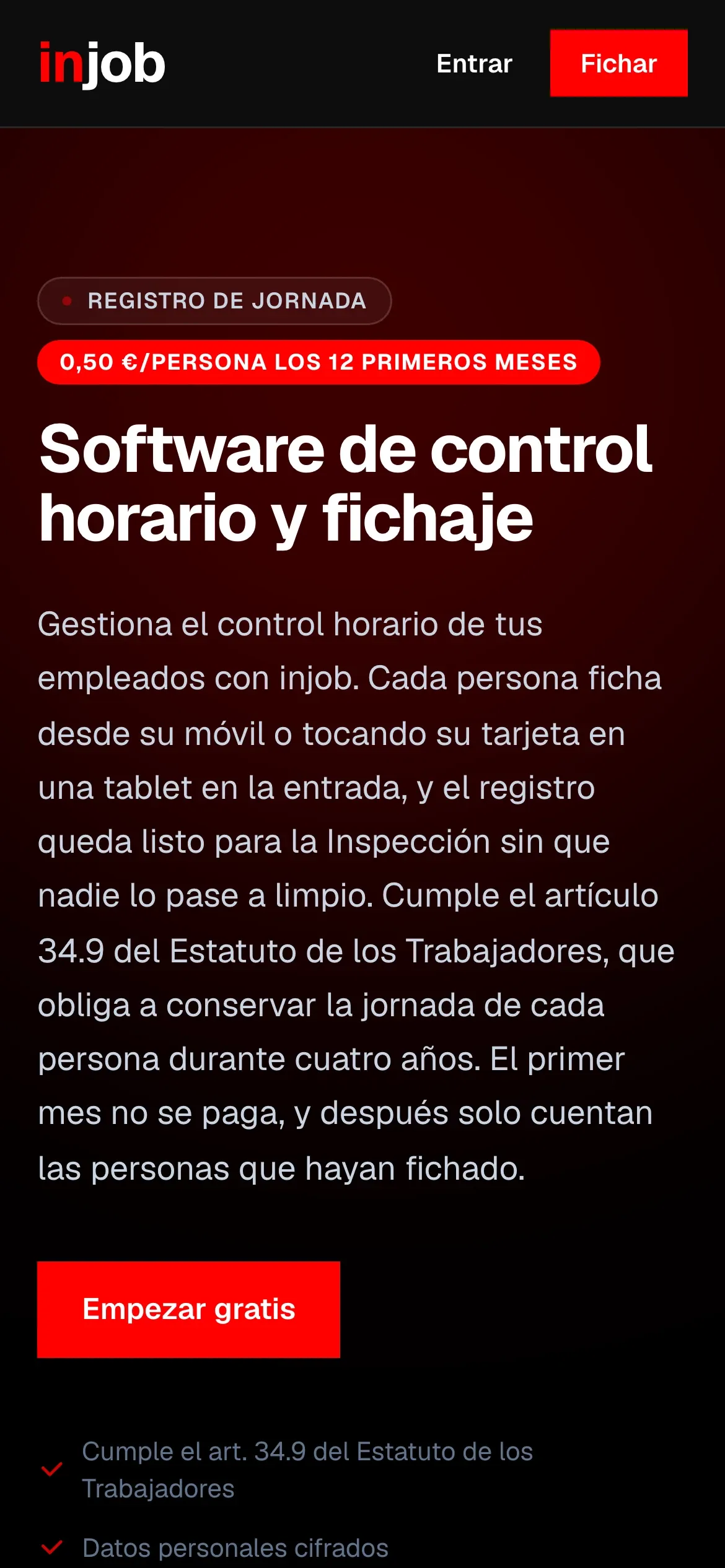 injob.es en el móvil
