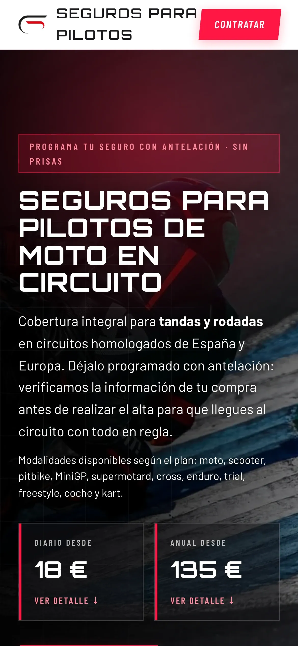 segurosparapilotos.es en el móvil